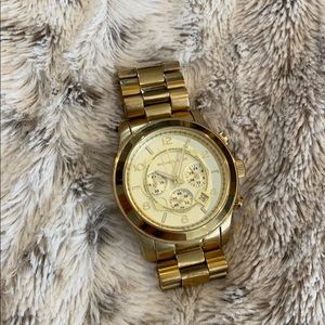 Oversized Michael Kors Gold watch